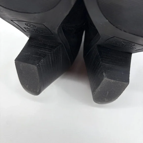 BLONDO | Wayde Waterproof Suede Western Boots in Black | Sz 8.5 - Picture 11 of 13